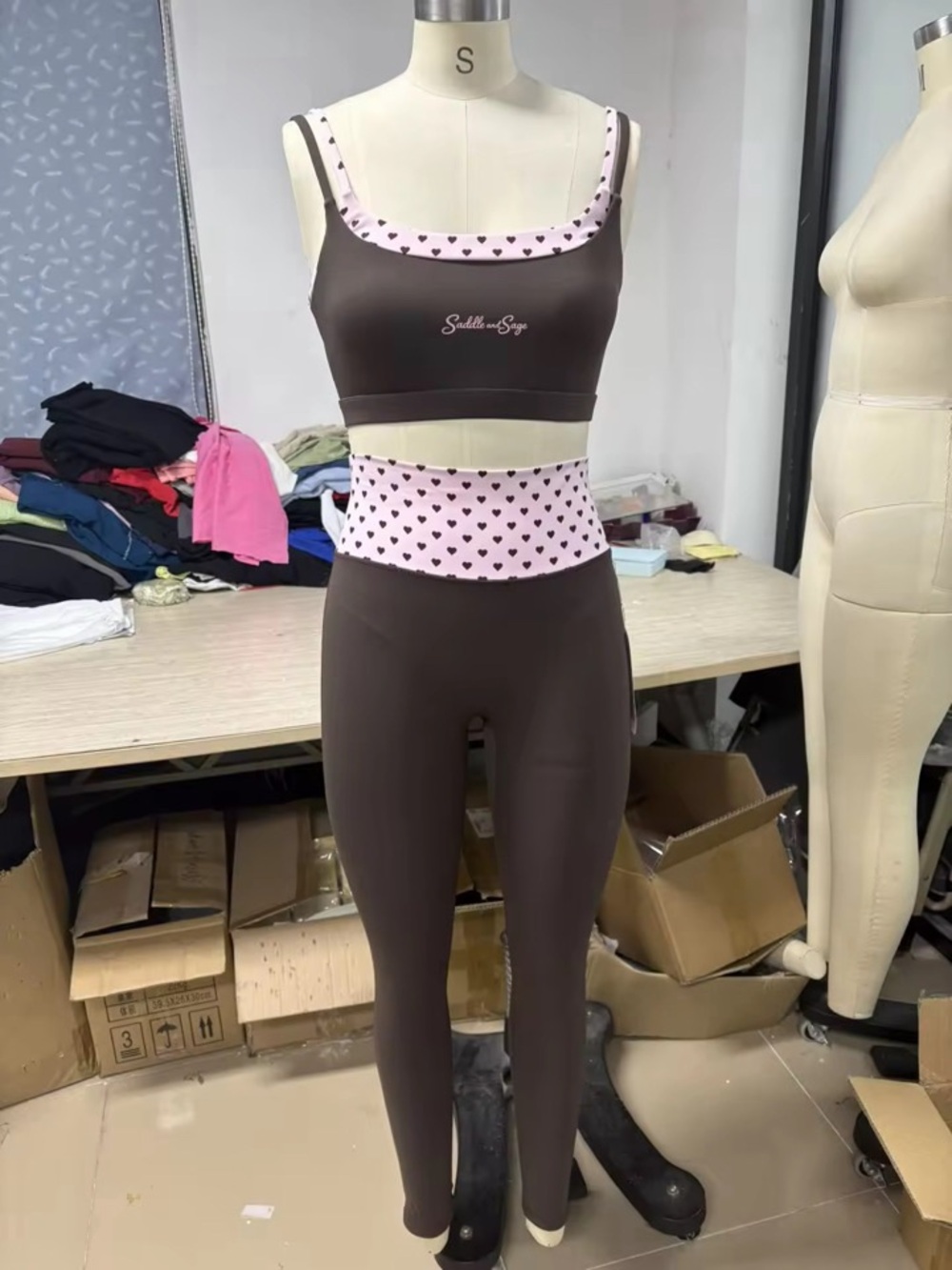 PREORDER Saddle and Sage Sweetheart Workout Set 🩷🎀